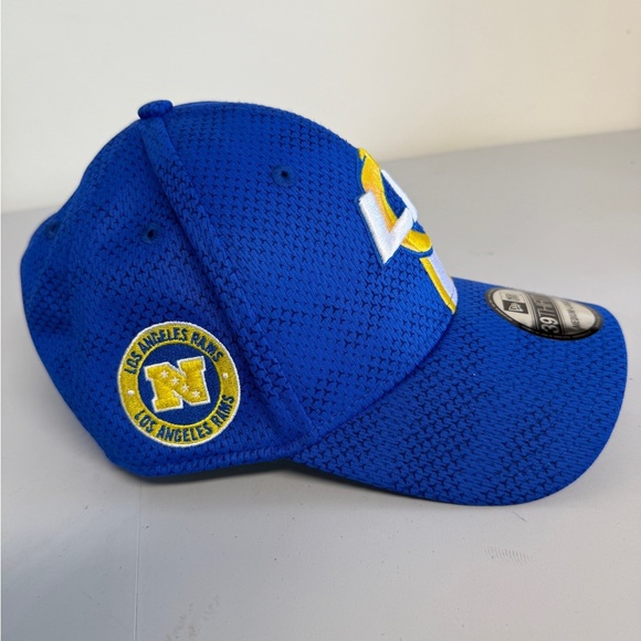 new era 39thirty m/l Los Angeles Rams Hat blue and yellow - Picture 2 of 7